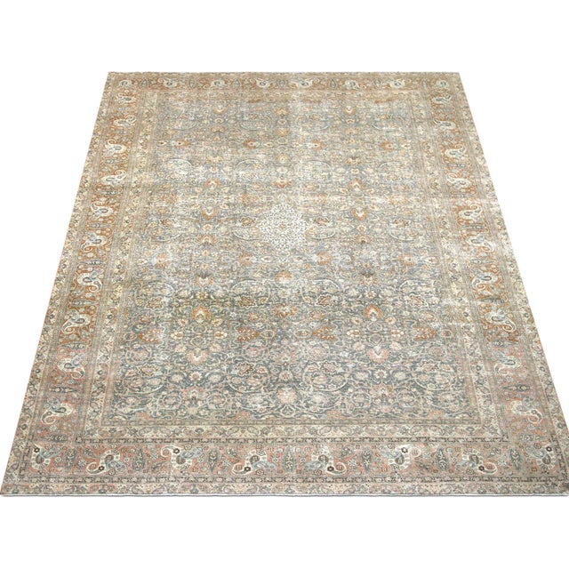 1920s 1920s Persian Tabriz Rug For Sale - Image 5 of 7
