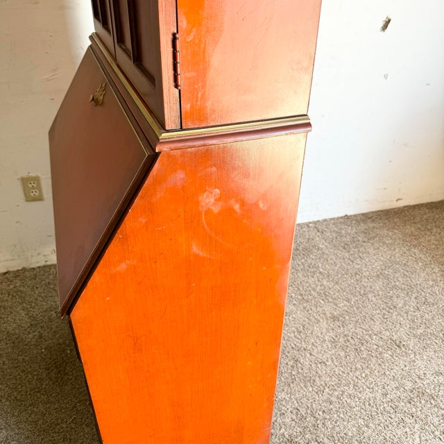 Vintage Georgian Red Secretary Desk For Sale - Image 12 of 12