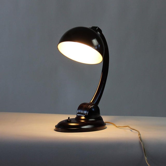 Bakelite Table Lamp by Eric Kirkman Cole, 1930s For Sale - Image 9 of 10