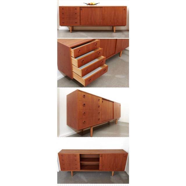Mid-Century Modern Avikka Teak Sideboard / Credenza, Sweden, 1960s For Sale - Image 3 of 6