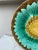 Victorian 19th Century English Victorian Majolica Sunflower Plate For Sale - Image 3 of 4