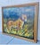 1980s Large Framed Oil Painting of a Leopard in the Wild by C. Benlot – 42" X 54" For Sale - Image 10 of 12