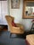 1960s Wing Chair With Ottoman and 2 Pillows Included For Sale - Image 5 of 13