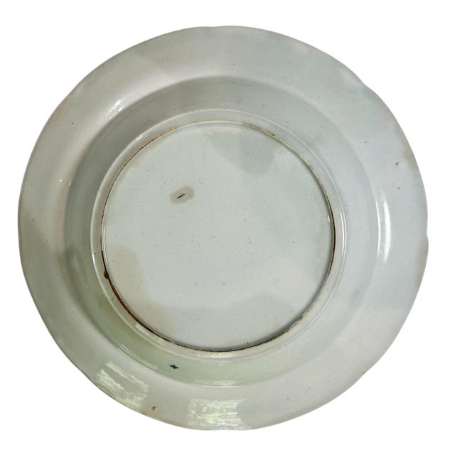 English Early 19th Century English Staffordshire Blue and White Plates - A Pair For Sale - Image 3 of 6