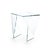 Origami Calcio Side Table in Crystal Glass by Barberini & Gunnell For Sale - Image 8 of 9