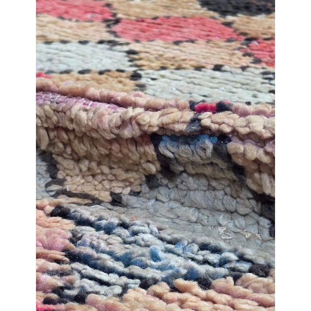 Handmade Moroccan Vintage Rug - 9.6 X 5.9 Ft For Sale - Image 4 of 6