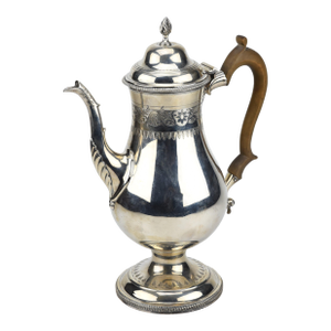 English Sterling Silver Teapot by William Bateman, London, Circa 1817