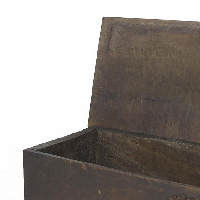 Antique Spanish Rustic Farmhouse Chest For Sale - Image 6 of 18