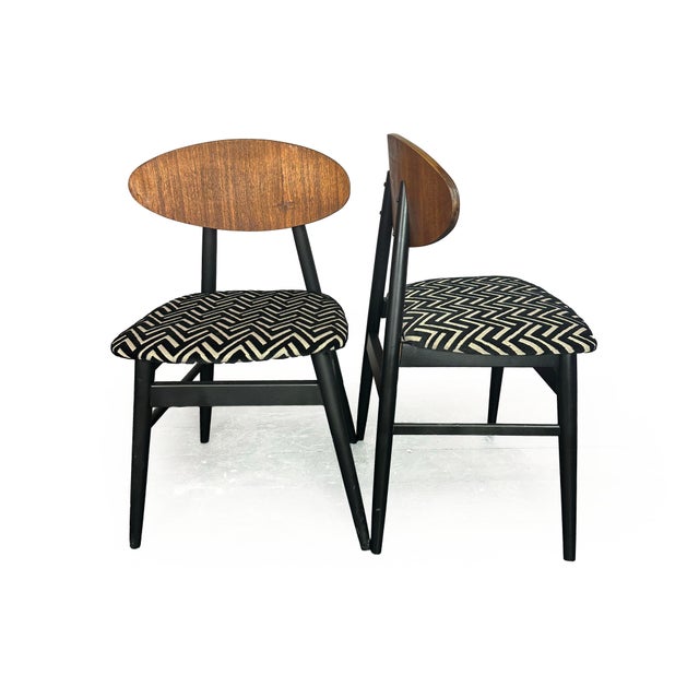 Mid-Century Modern Drop Leaf Dining Table and Butterfly Dining Chairs, 1950s, Set of 3 For Sale - Image 6 of 12