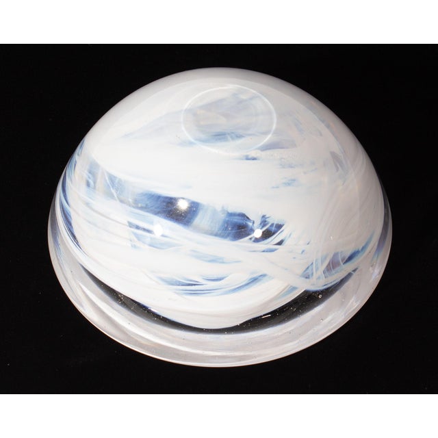 Early 21st Century “Atoll” 7” Glass Bowl by Anna Ehrener for Kosta Boda For Sale - Image 5 of 5