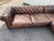 Restoration Hardware Restoration Hardware Leather Kensington Sectional For Sale - Image 4 of 12