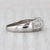 Modern 0.75ctw Diamond Ring 14k White Gold Size 8 Wedding Anniversary Band For Sale - Image 3 of 8