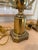 Pair of Vintage English Brass Trophy Form Winged Urn Lamps For Sale - Image 4 of 16