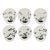 Mid 20th Century Lynn Bogue Hunt "Game Bird" Porcelain Plates, Service for 6 For Sale