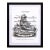 Pursuit of Contentment - Framed Original Figurative Narrative Mixed Media Artwork on Sheet Music For Sale