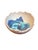 Contemporary Fornaro Italian Ceramic Blue Swirl Dish For Sale - Image 3 of 3