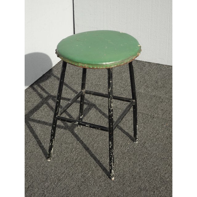 Unique Stool in Good Rustic Vintage As Is Condition There is wear therefore Please see the photos. Overall a Very Unique...