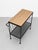Black Mid Century Modern Industrial Black Metal Magazine Stand / Side Table, C. 1960's For Sale - Image 8 of 11