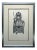 1959 Tribal Mid-Century Modern Woodcut Wood Block Art For Sale