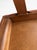 Wood Mid-Century Modern Brutalist Cognac Leather Ottoman, 1960s For Sale - Image 7 of 8