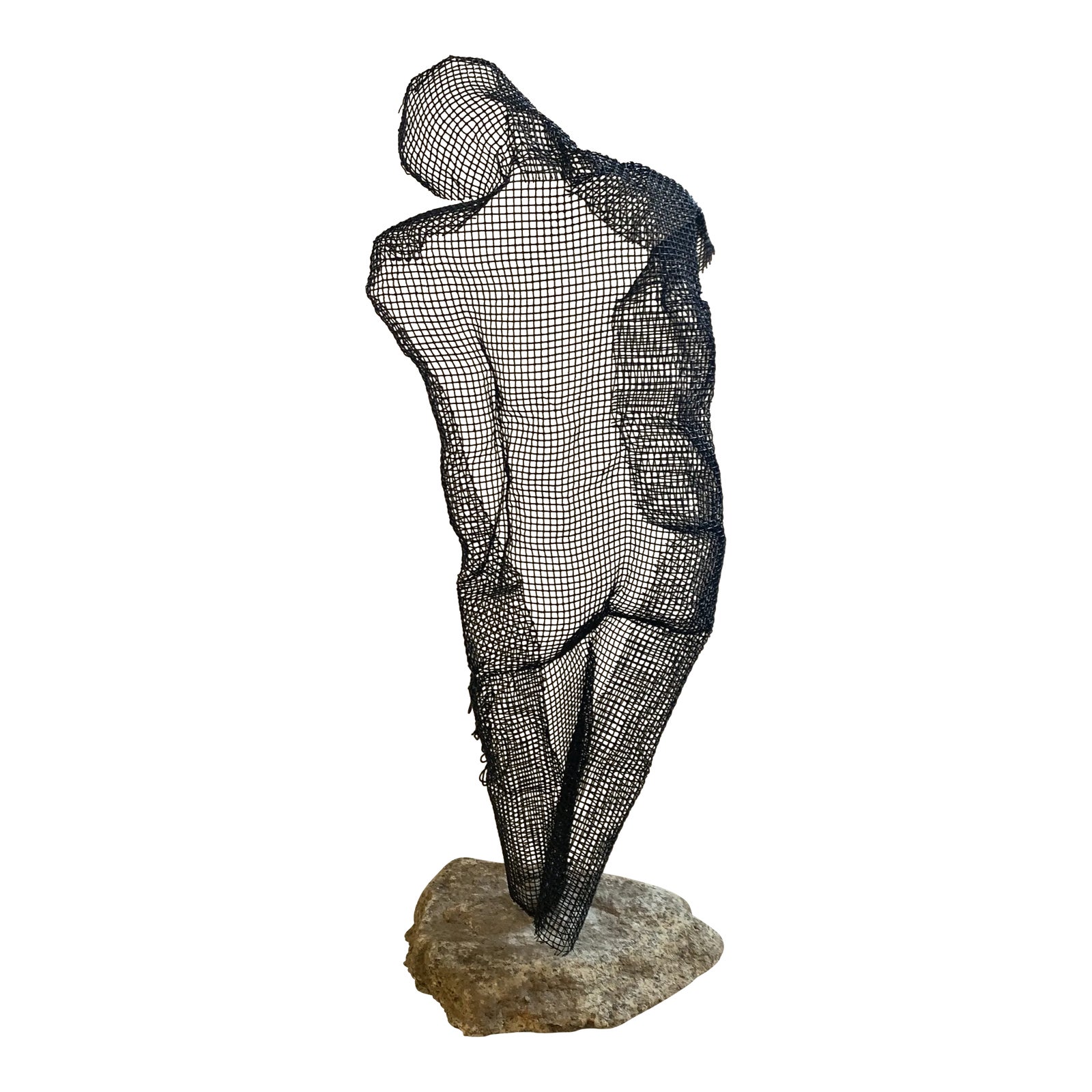 Contemporary Minimalist Figurative Mesh Sculpture by Donald Kolberg ...