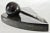 Black Carved Fossil Stone Wedge & Sphere For Sale - Image 4 of 7