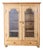 Antique English Pine Glazed Cabinet With Drawers - Circa 1860 For Sale
