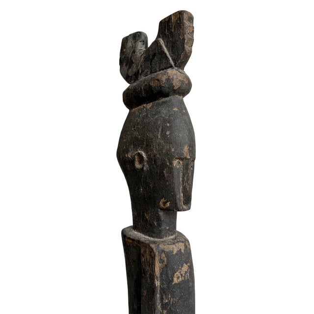 Antique Timor Tribal Wood Figure Sculpture For Sale - Image 4 of 12