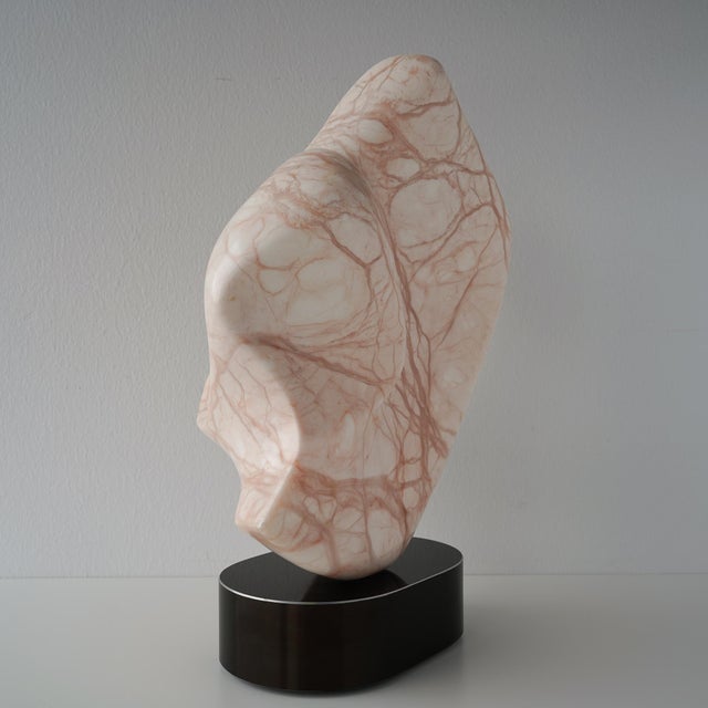 Late 20th Century Abstract Pink Alabaster Sculpture For Sale In New York - Image 6 of 17