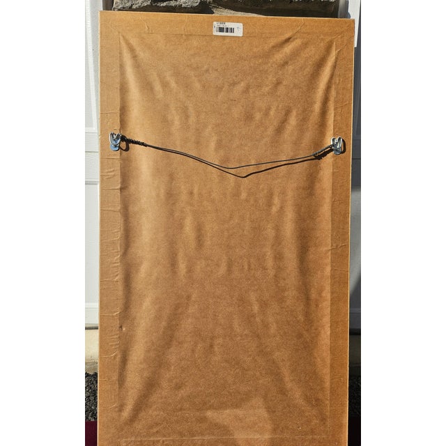 White 1990s Ethan Allen Custom Distressed Framed Art Caged Teacups I Pansy by Keller For Sale - Image 8 of 8