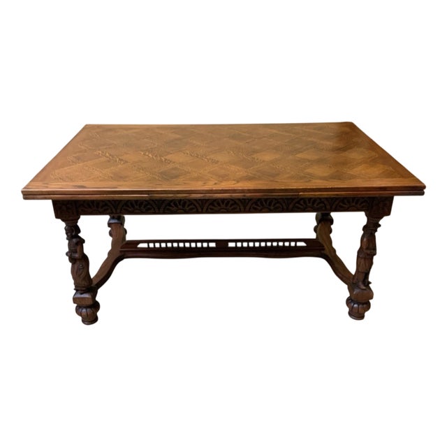 Antique Extendable Table, 1945 For Sale
