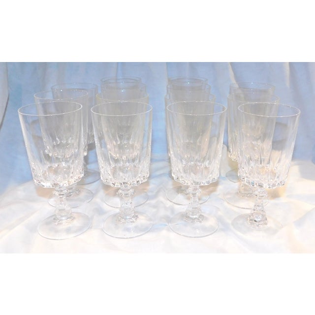 Vintage Mid 20th Century Crystal Water Glasses Set of 14 Chairish