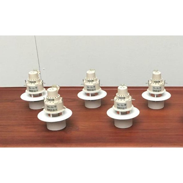 Mid-Century Modern Mid-Century Danish Albertslund Mini Ceiling Lamps by Jens Møller Jensen for Louis Poulsen, Set of 5 For Sale - Image 3 of 16