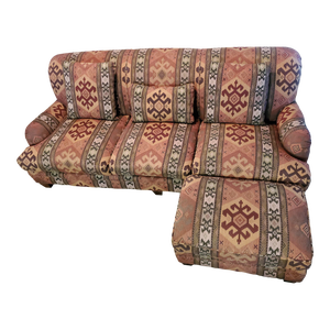 1990s Lee Sofa and Ottoman Set