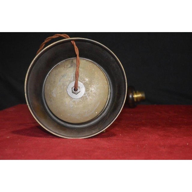 Vintage French Art Deco Adjustable Bronze and Opaline Glass Table Lamp, 1930s For Sale - Image 11 of 18