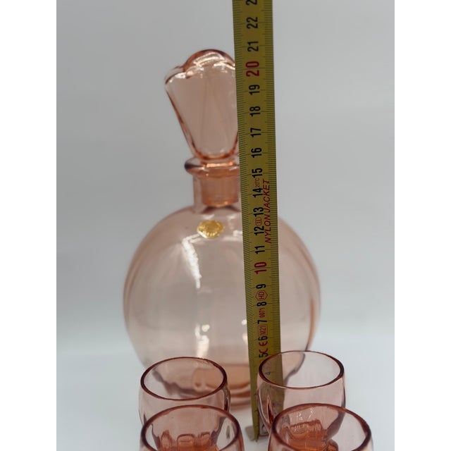 Vintage Rosalin Glass Liqueur Set, 1950s, Set of 5 For Sale - Image 15 of 18