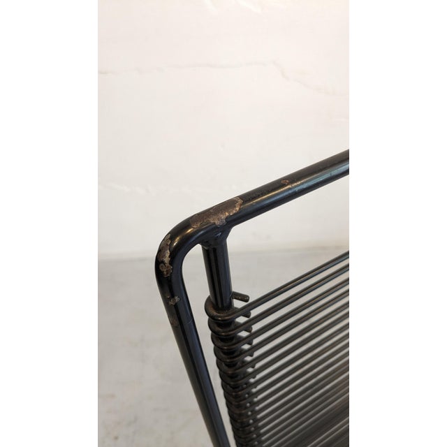 Vintage Cantilever Chair in Black by Till Behrens for Schlubach, 1980s For Sale - Image 6 of 13