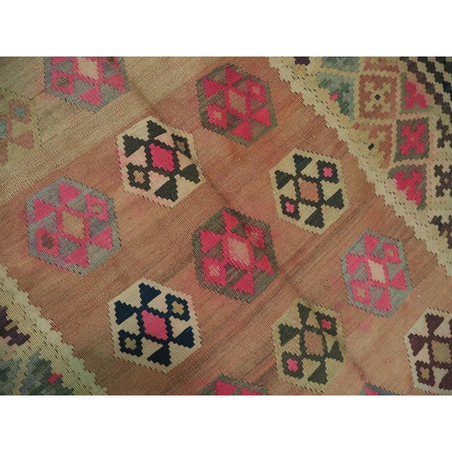 Vintage Afghan Nomadic Kilim Rug For Sale - Image 16 of 18