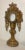 Up for sale is a large rare antique 17th century hand carved religious gilt-wooden sculptural relic stand. It's carved...
