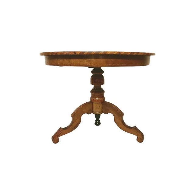 19th Century Guéridon Table in Dutch Marquetery For Sale - Image 3 of 12