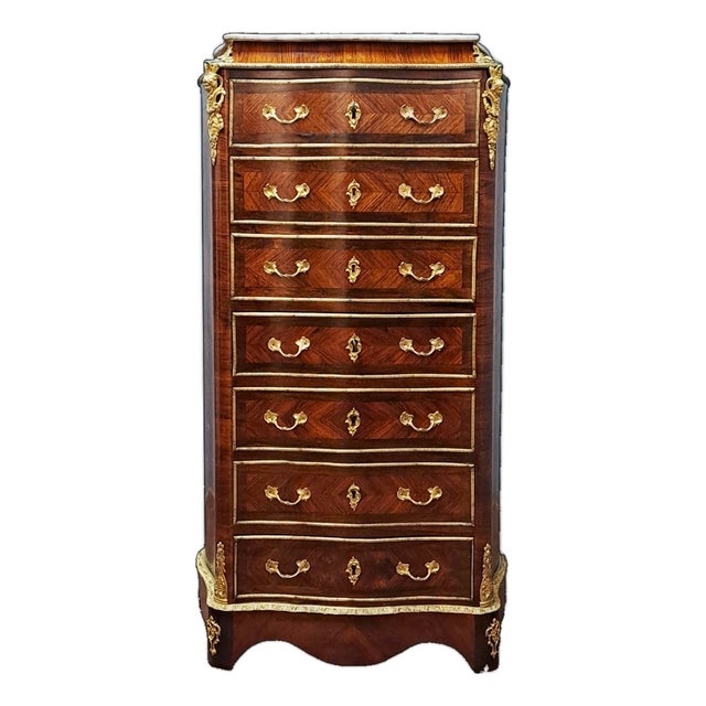 French Napoleon III Rosewood Secretaire For Sale