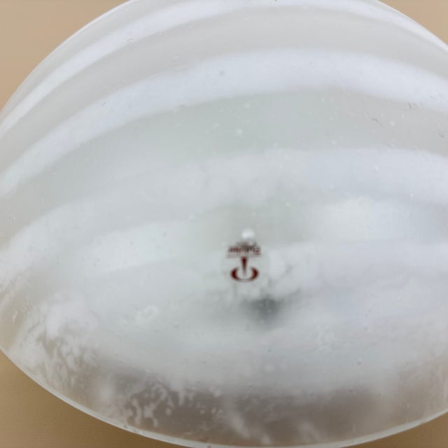 Glass Zebra Flush Mount from Peil & Putzler, Germany, 1970s For Sale - Image 14 of 18