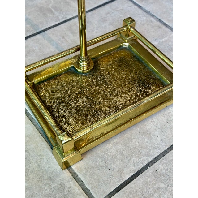 Equestrian Cast Brass Fireplace Tools Horse Head Motif For Sale - Image 12 of 16