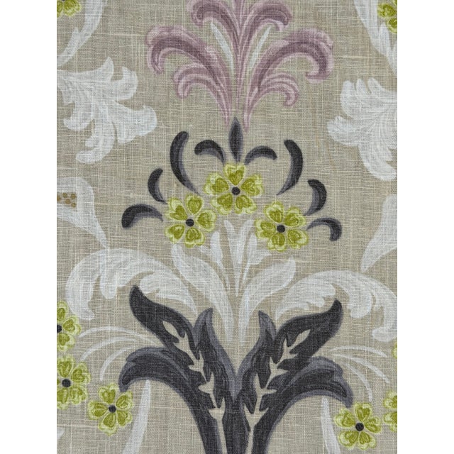 Designers Guild Fairfax Linen Fabric Lavender Tan Green Gold Dot 3 Yards INFORMATION Collection(s) Whitewell Fabrics...