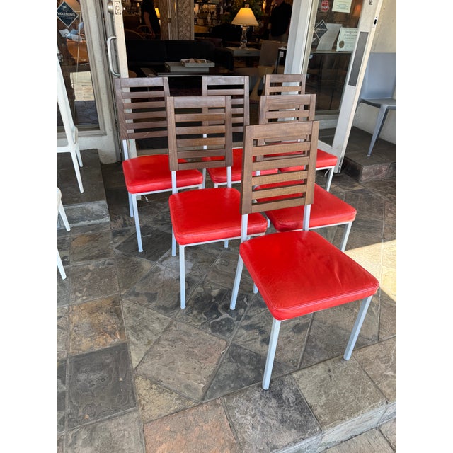 Callagaris Avant Garde Dining Room Table + Chairs, Set For Sale - Image 9 of 12