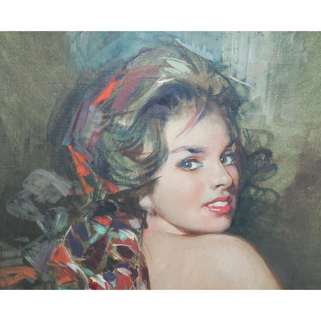 Italian artist Giordano Giovanetti (1906-1973) enjoyed a life-long career of creating portrait paintings of beautiful...