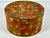 American Antique Wallpaper Band Box: Mid 19th Century Lidded Container For Sale - Image 3 of 10