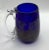 Vintage Andres & Chapman Cobalt Blue & Gold Studio Art Hand-Blown Glass Mug For Sale - Image 4 of 11
