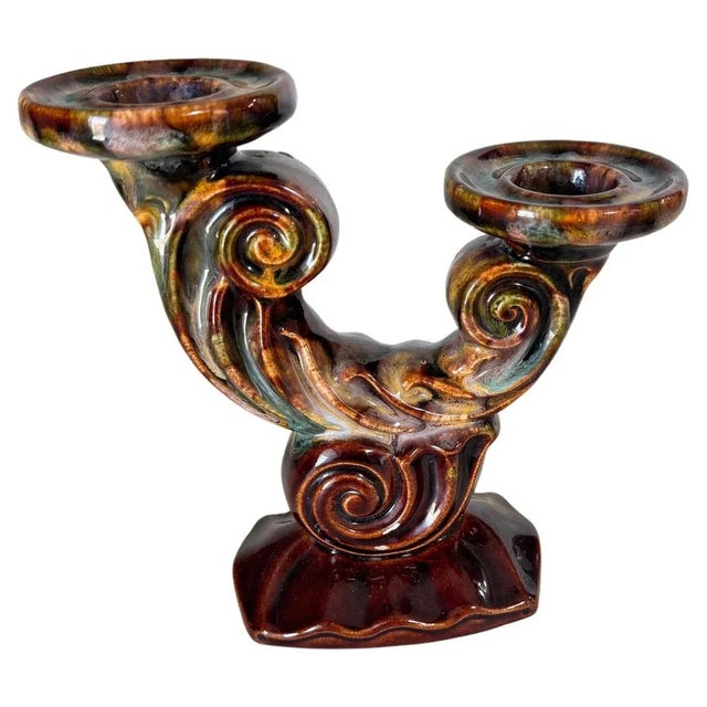 Ceramic Candleholder by Saint Jean, France, 1970s For Sale - Image 9 of 9