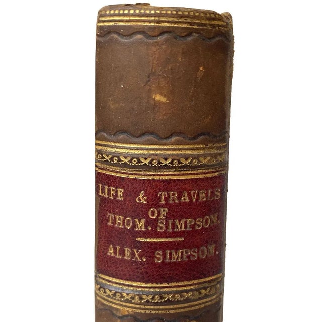 Animal Skin 1st Edition Book: The Life and Travels of Thomas Simpson by Alexander Simpson For Sale - Image 7 of 11